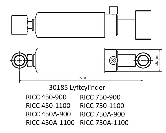 Lyftcylinder RICC 750